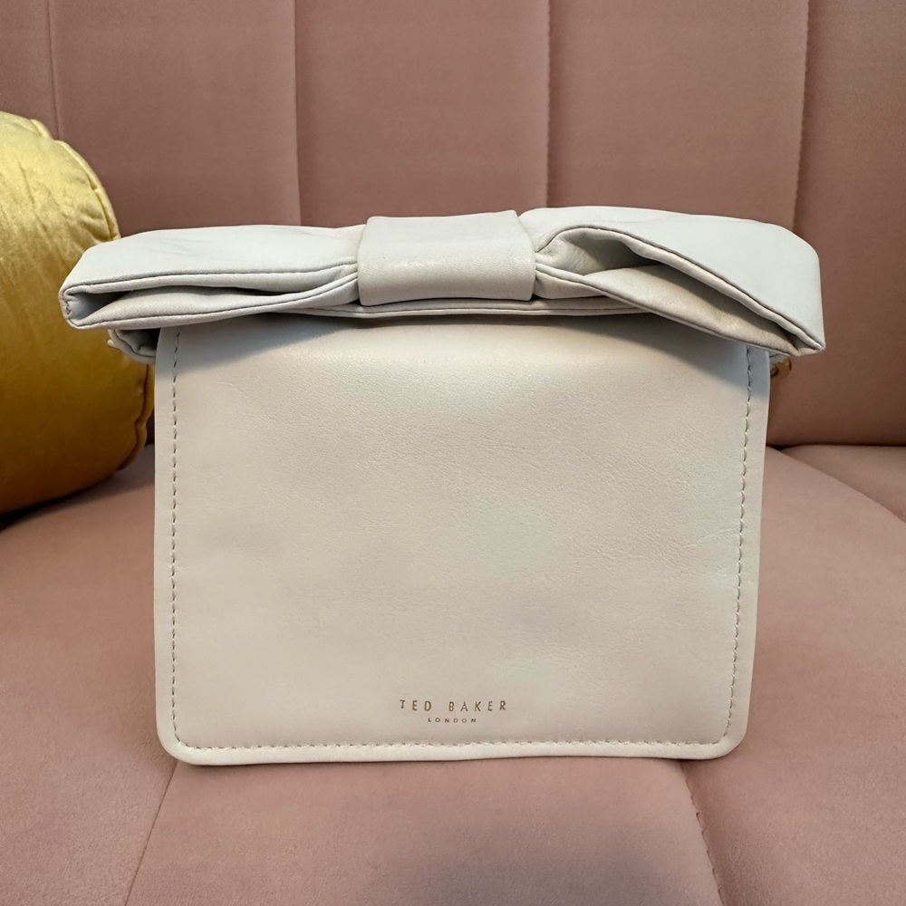 Ted Baker White Crossbody with Minimalist Design